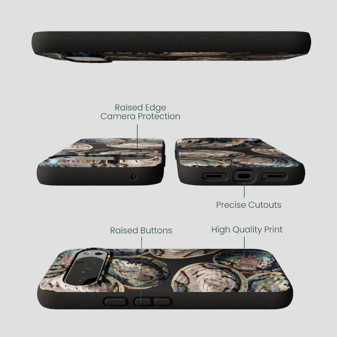Black Abalone Shells Google Pixel 10 Pro XL Case - Image 3