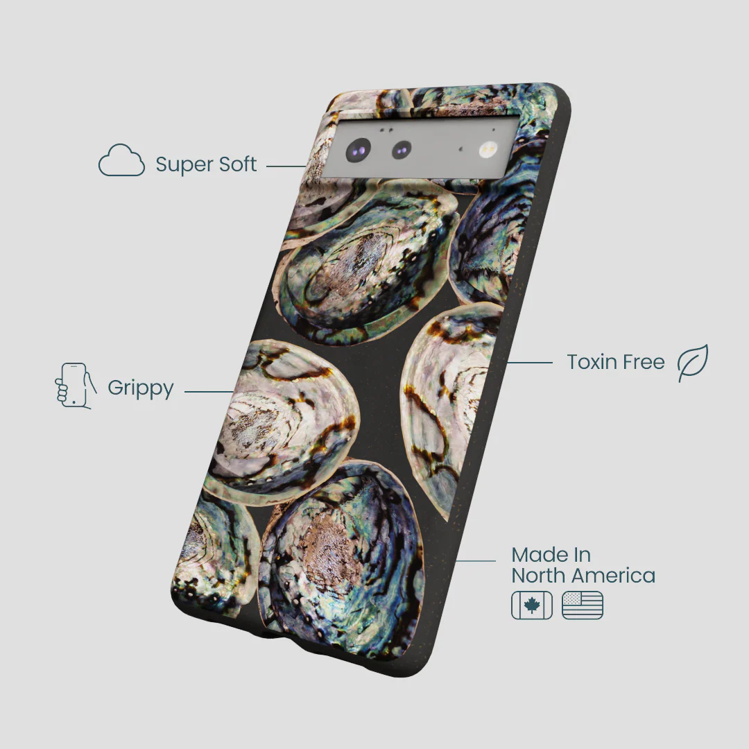 Black Abalone Shells Google Pixel 6 Case - Image 4