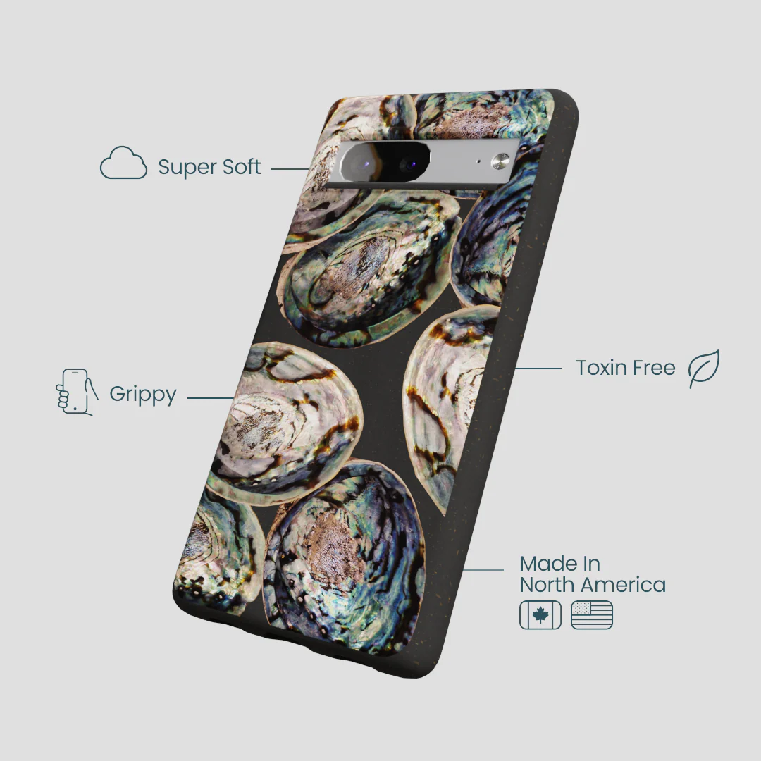 Black Abalone Shells Google Pixel 7 Case - Image 4