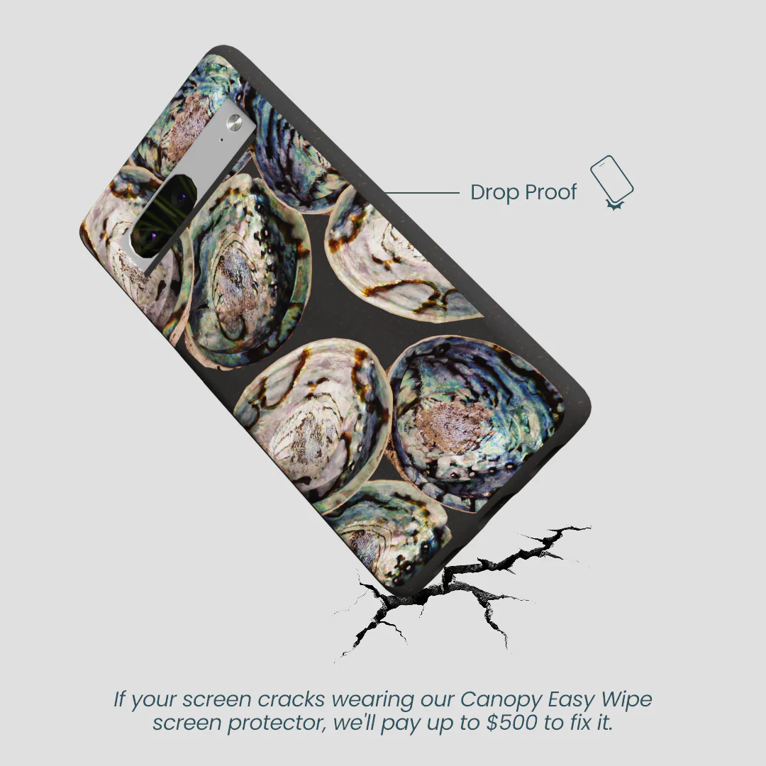 Black Abalone Shells Google Pixel 7 Case - Image 5