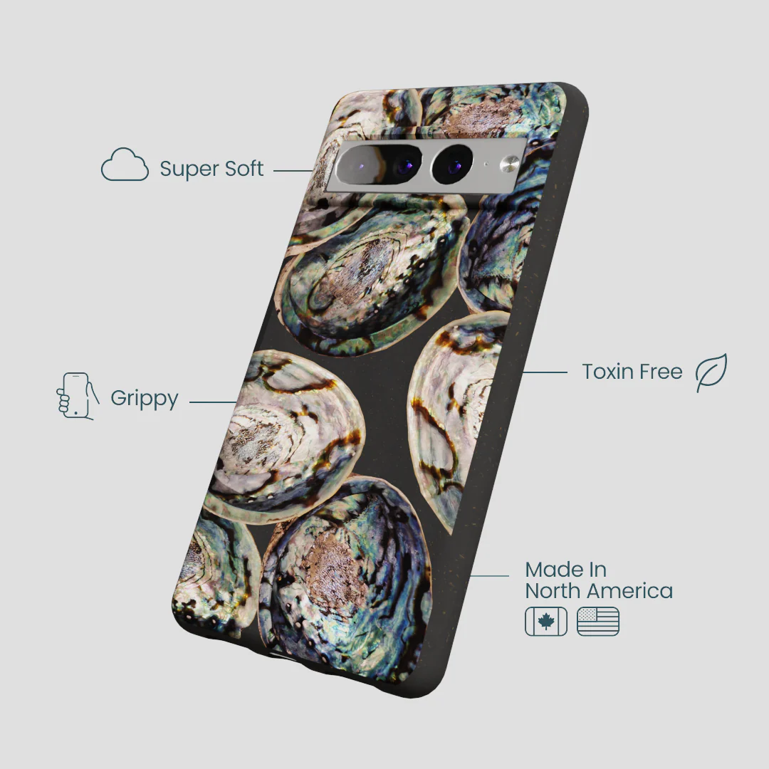 Black Abalone Shells Google Pixel 7 Pro Case - Image 4