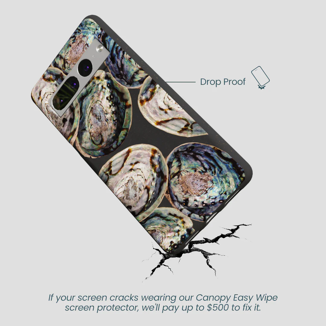 Black Abalone Shells Google Pixel 7 Pro Case - Image 5