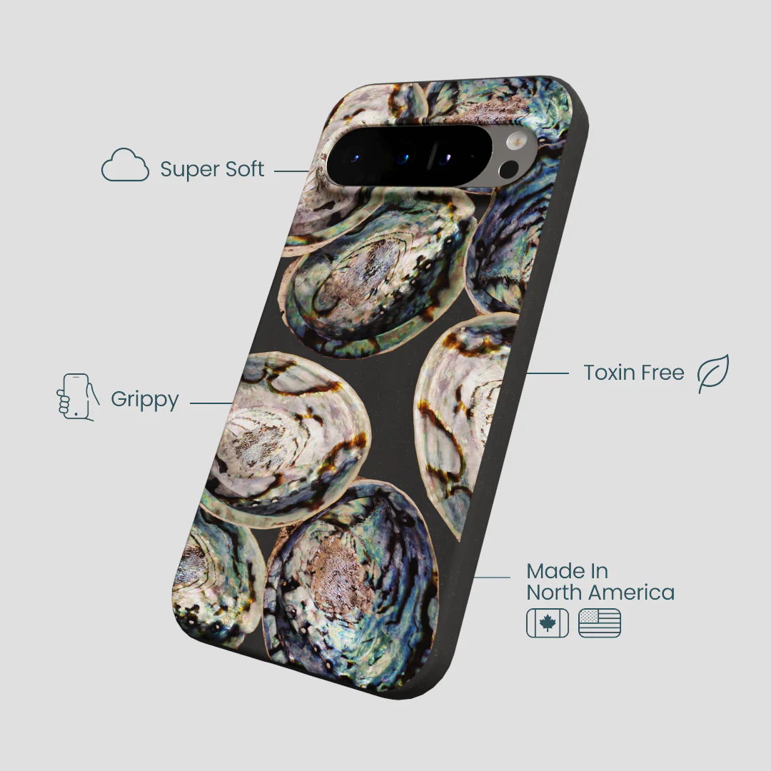 Black Abalone Shells Google Pixel 9 Pro XL Case - Image 4