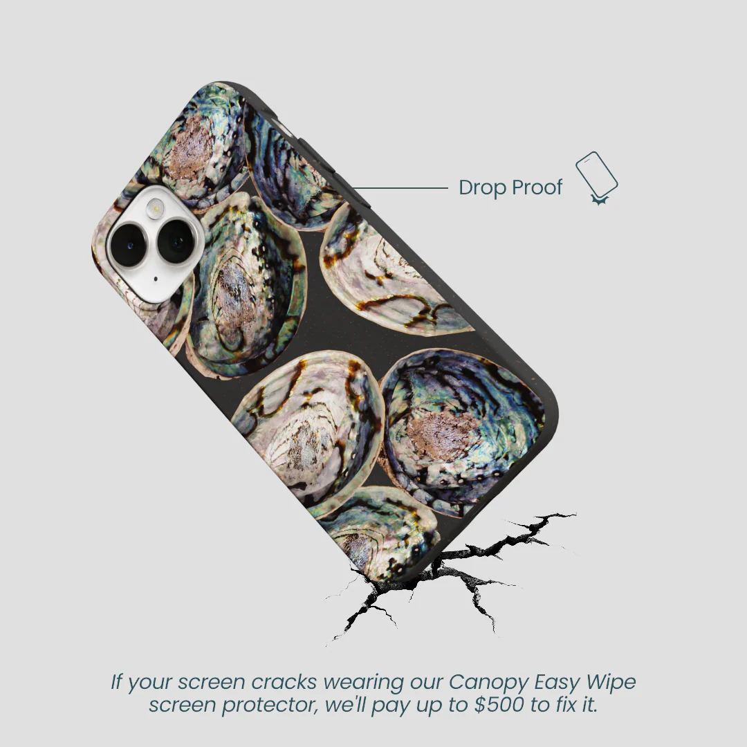 Black Abalone Shells iPhone 13 Case - Image 5