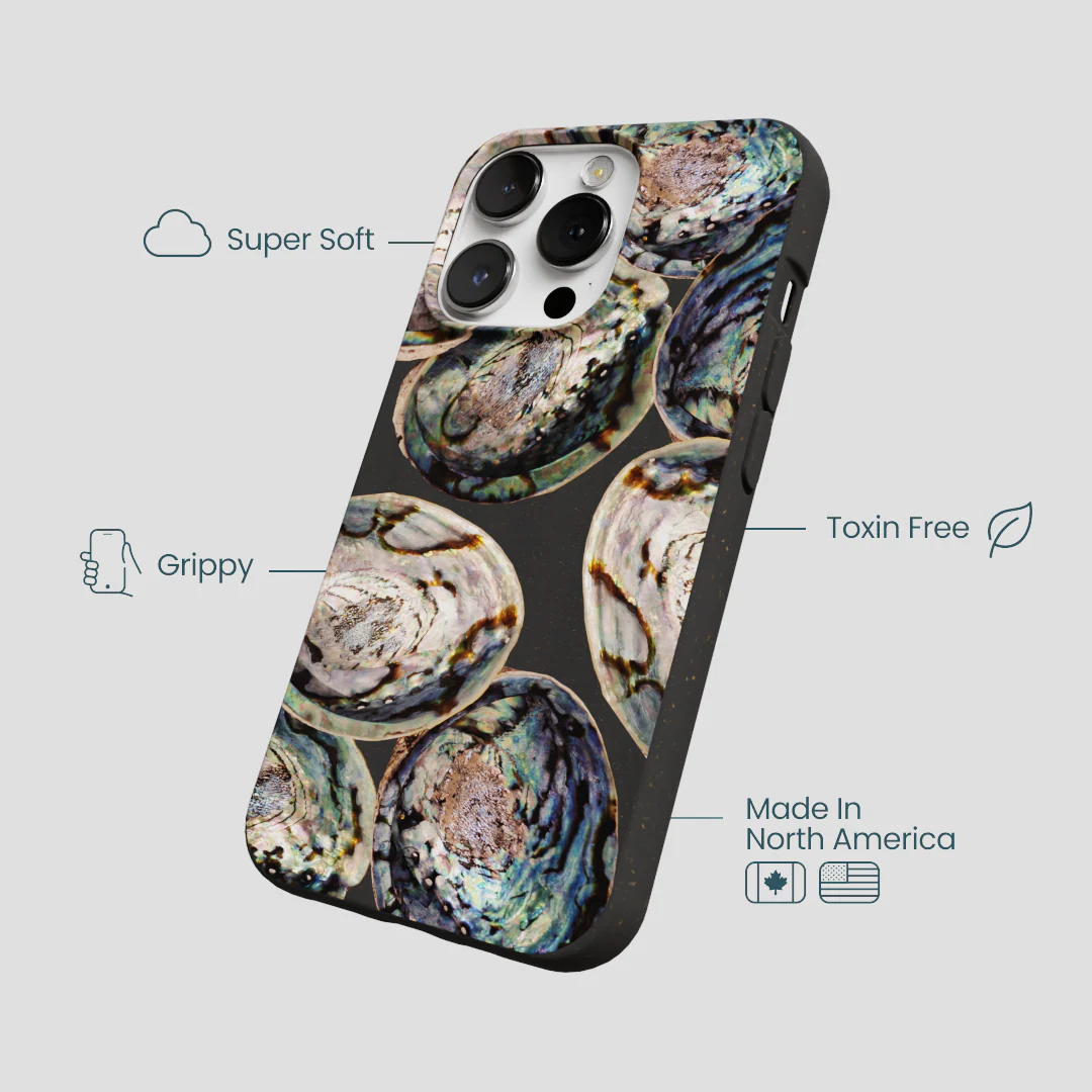 Black Abalone Shells iPhone 13 Pro Max Case - Image 4