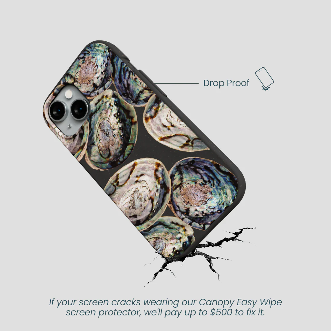 Black Abalone Shells iPhone 15 Case - Image 5
