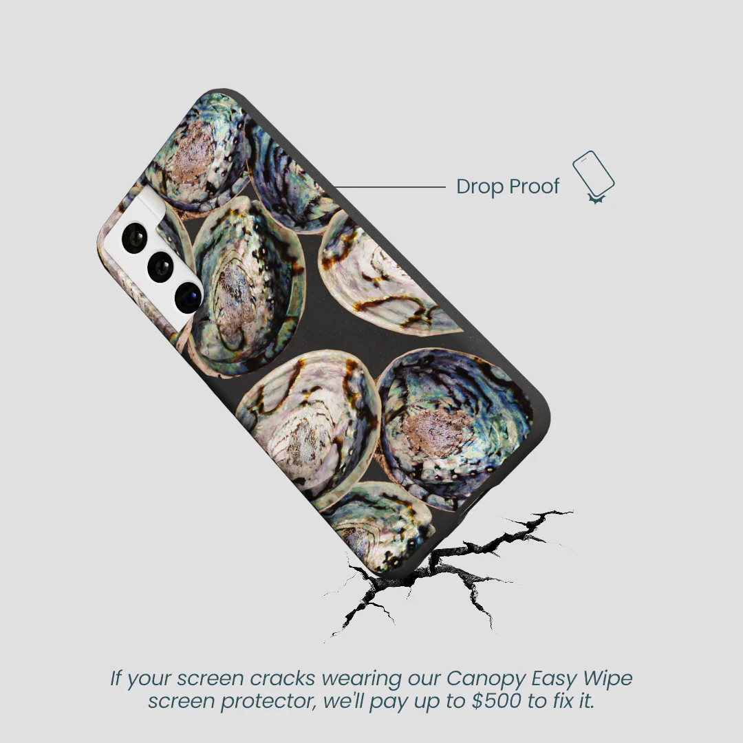 Black Abalone Shells Samsung Galaxy S21 Case - Image 5
