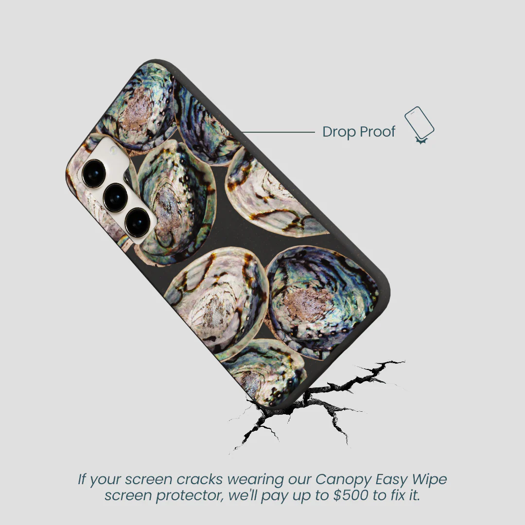 Black Abalone Shells Samsung Galaxy S23 Case - Image 5