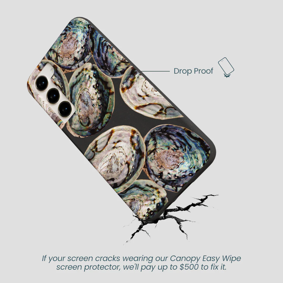 Black Abalone Shells Samsung Galaxy S23+(Plus) Case - Image 5