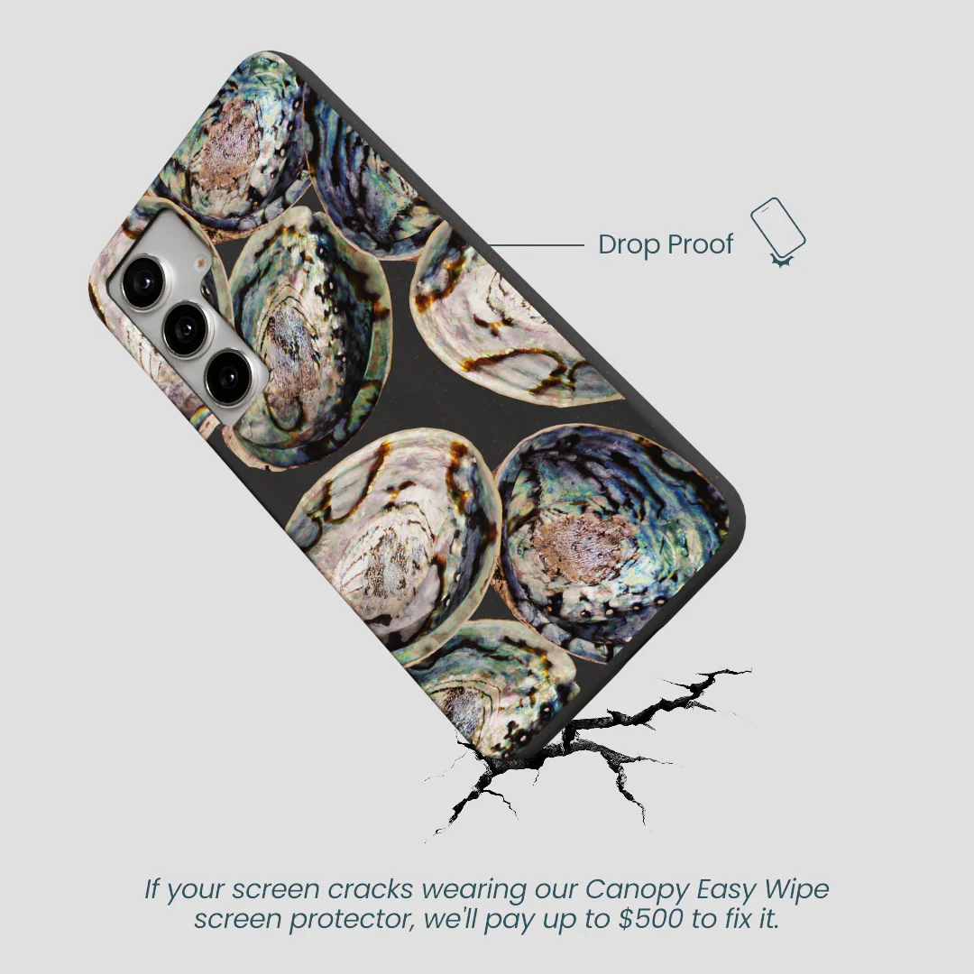 Black Abalone Shells Samsung Galaxy S25+(Plus) Case - Image 5