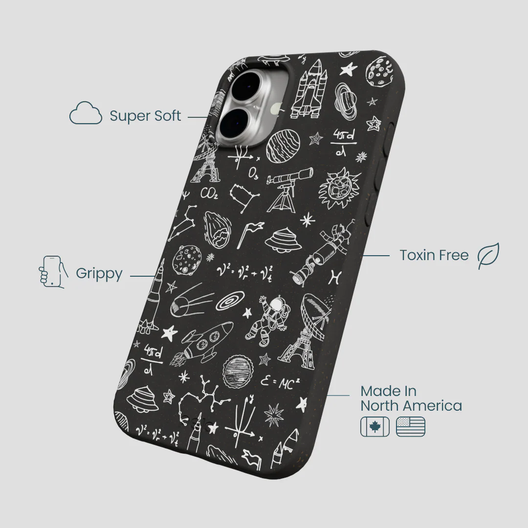 Black Astronomy iPhone 16 Plus Case - Image 4