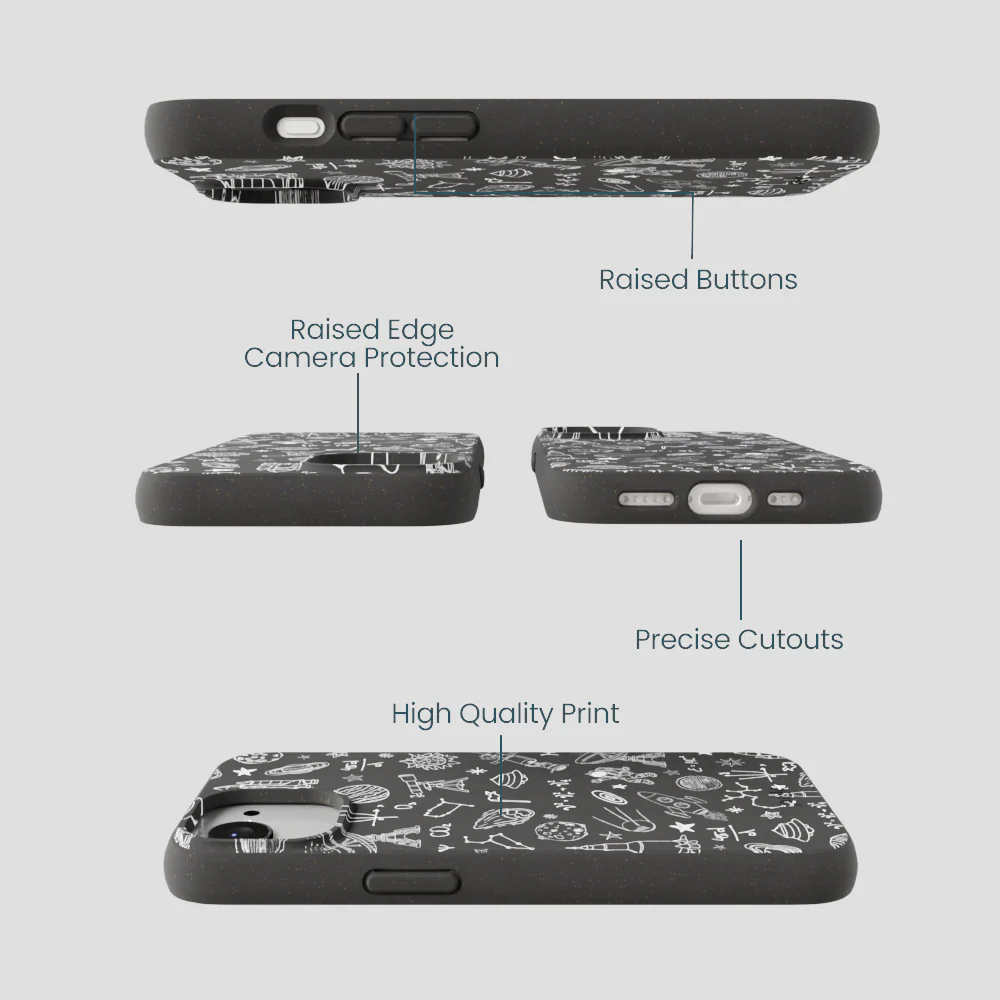Black Astronomy iPhone 16e/17e Case - Image 3