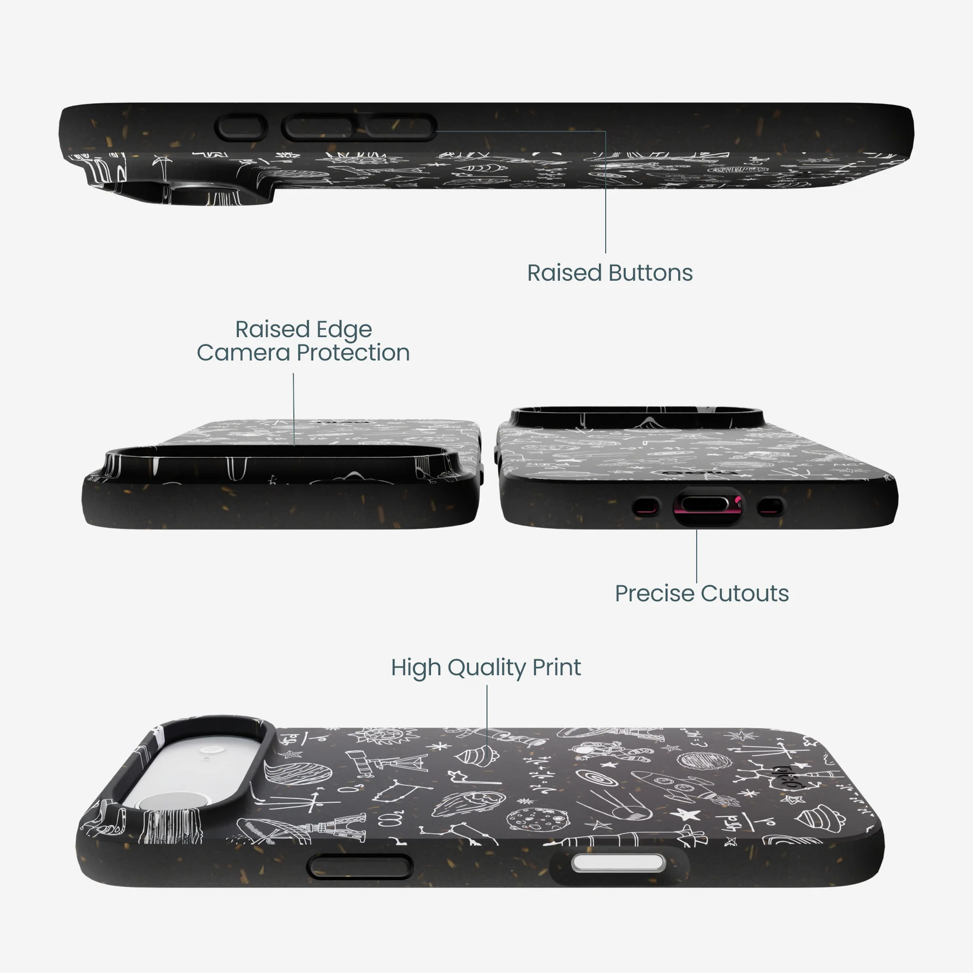 Black Astronomy iPhone Air Case - Image 3