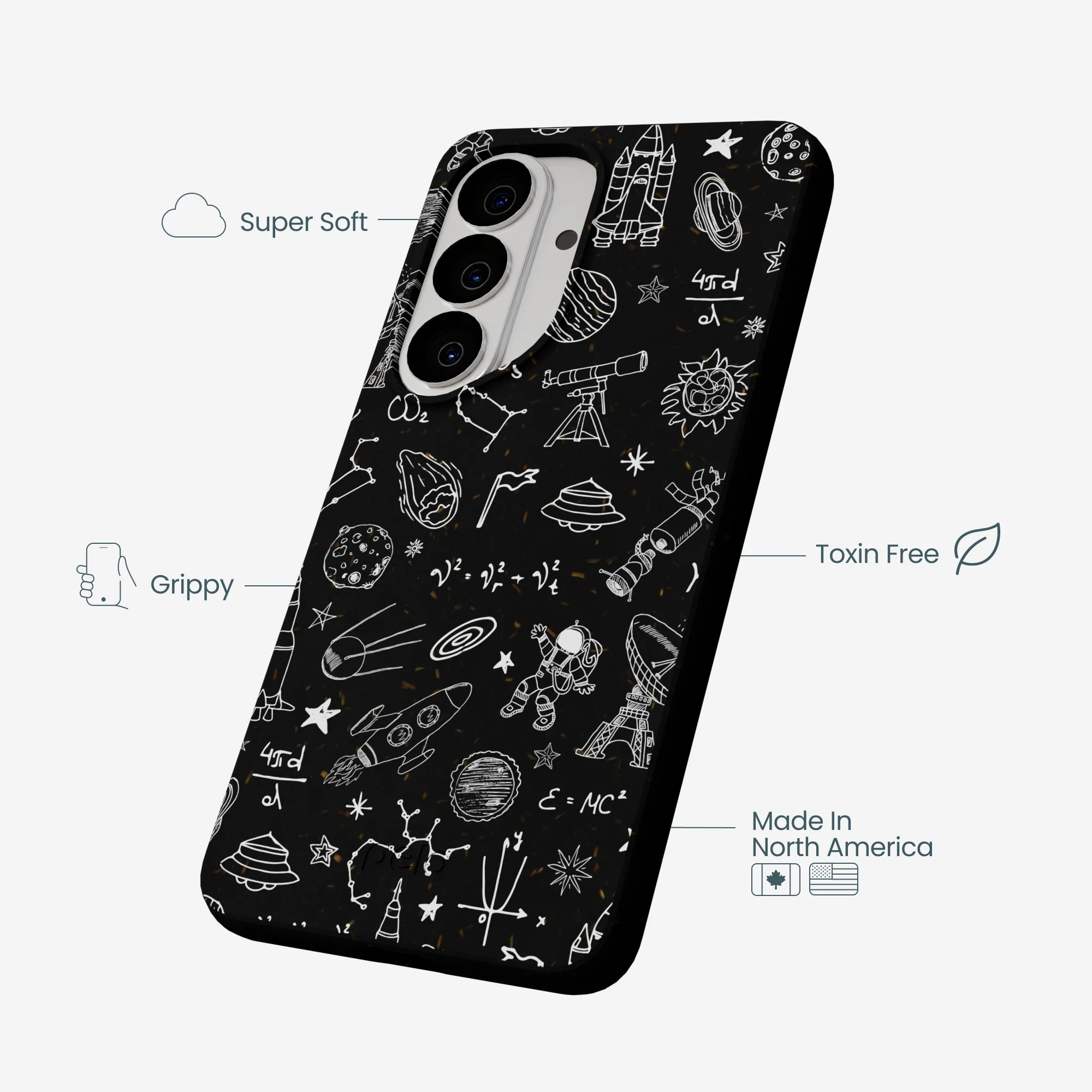Black Astronomy Samsung Galaxy S26 Case - Image 3