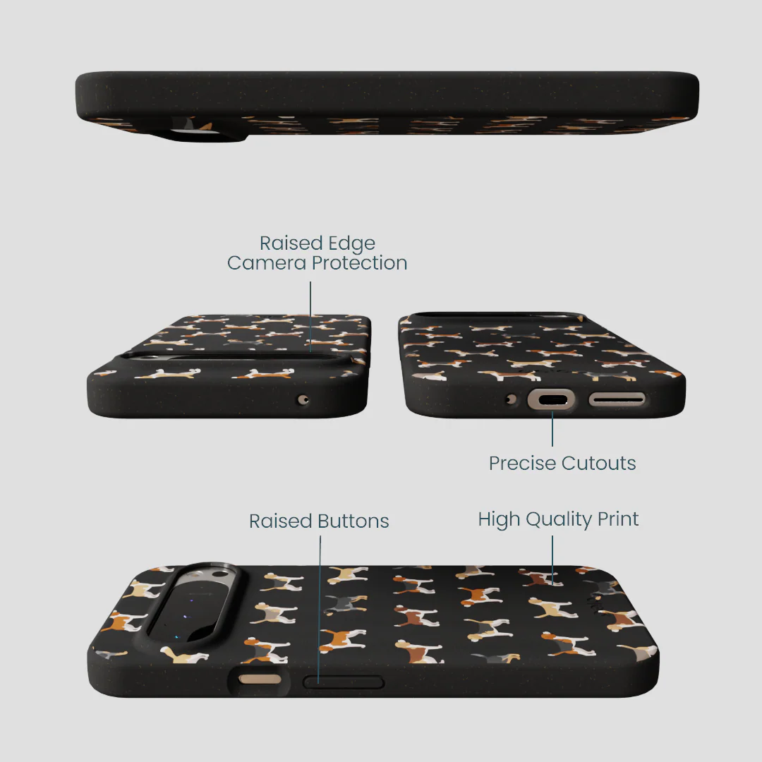 Black Beagle Buds Google Pixel 9 Pro XL Case - Image 2