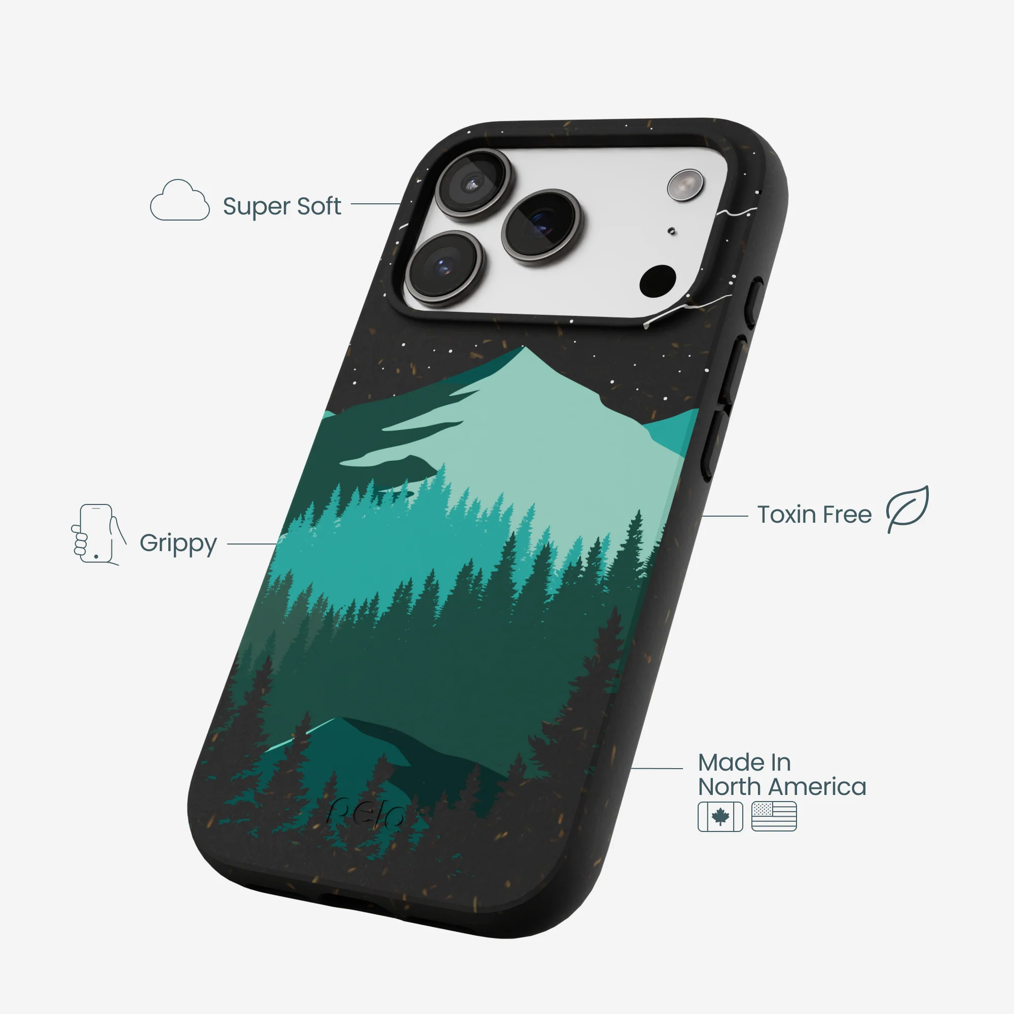 Black Boreal iPhone 17 Pro Case - Image 4