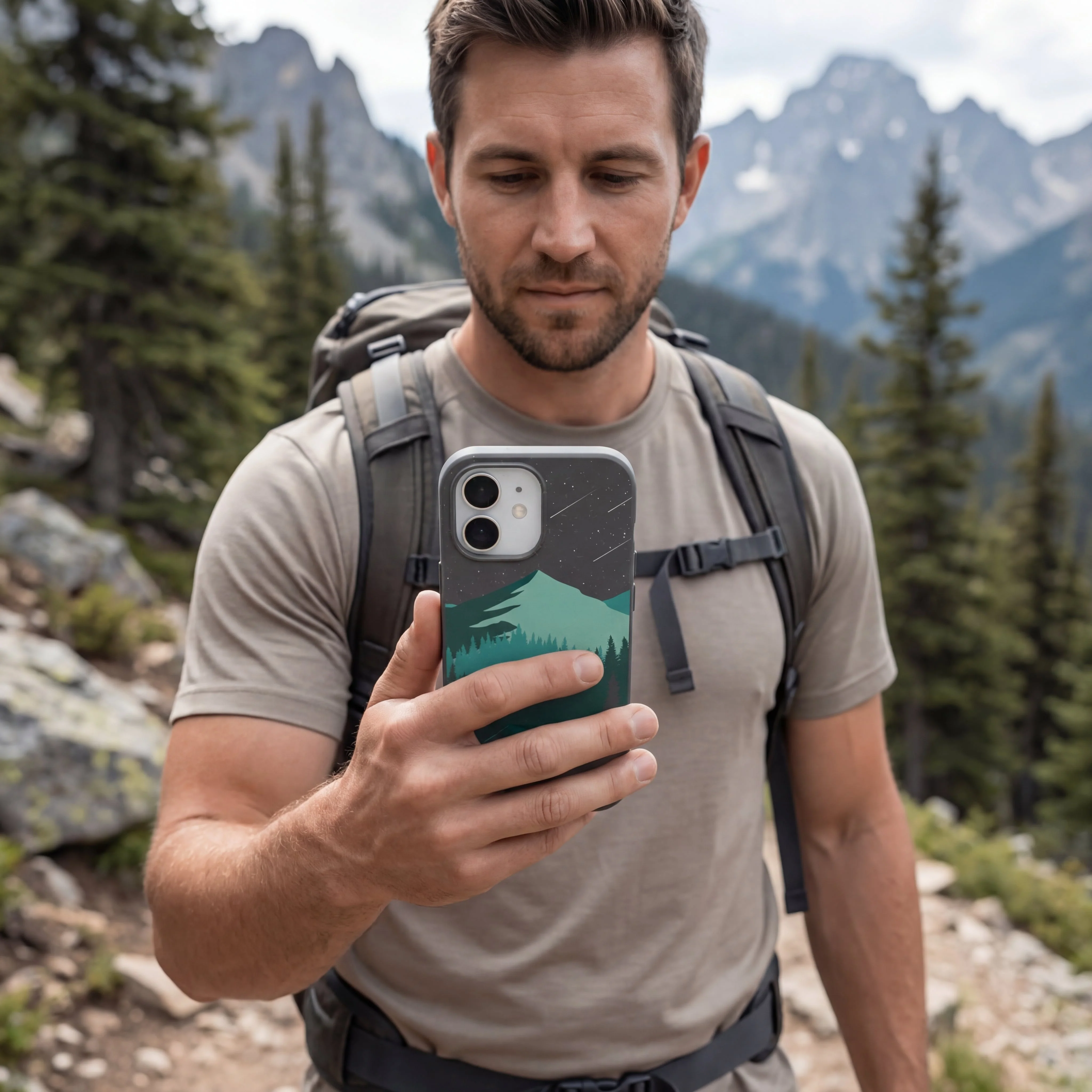 Black Boreal iPhone Air Case - Image 2