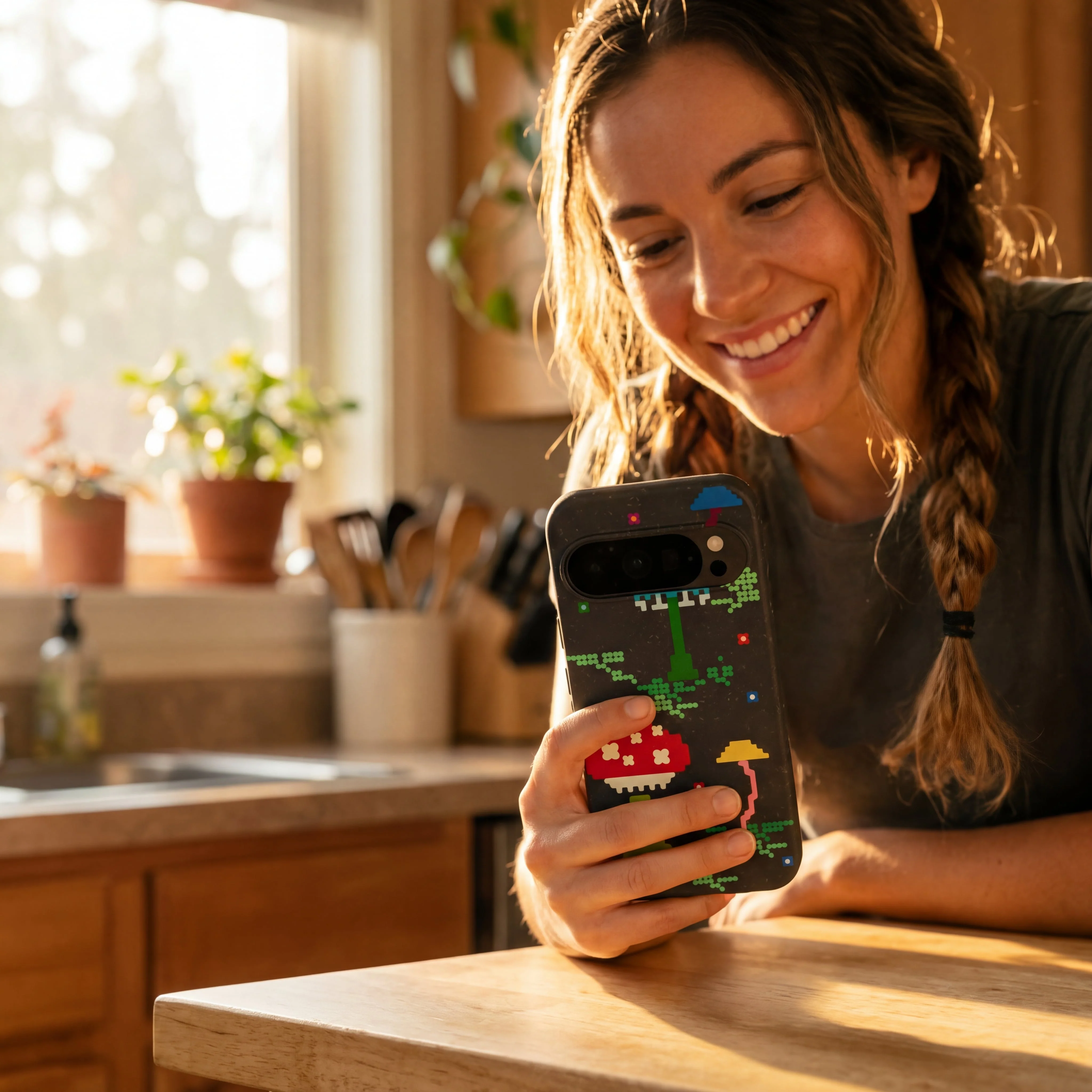 Black Byte Bloom Google Pixel 10/10 Pro Case - Image 2