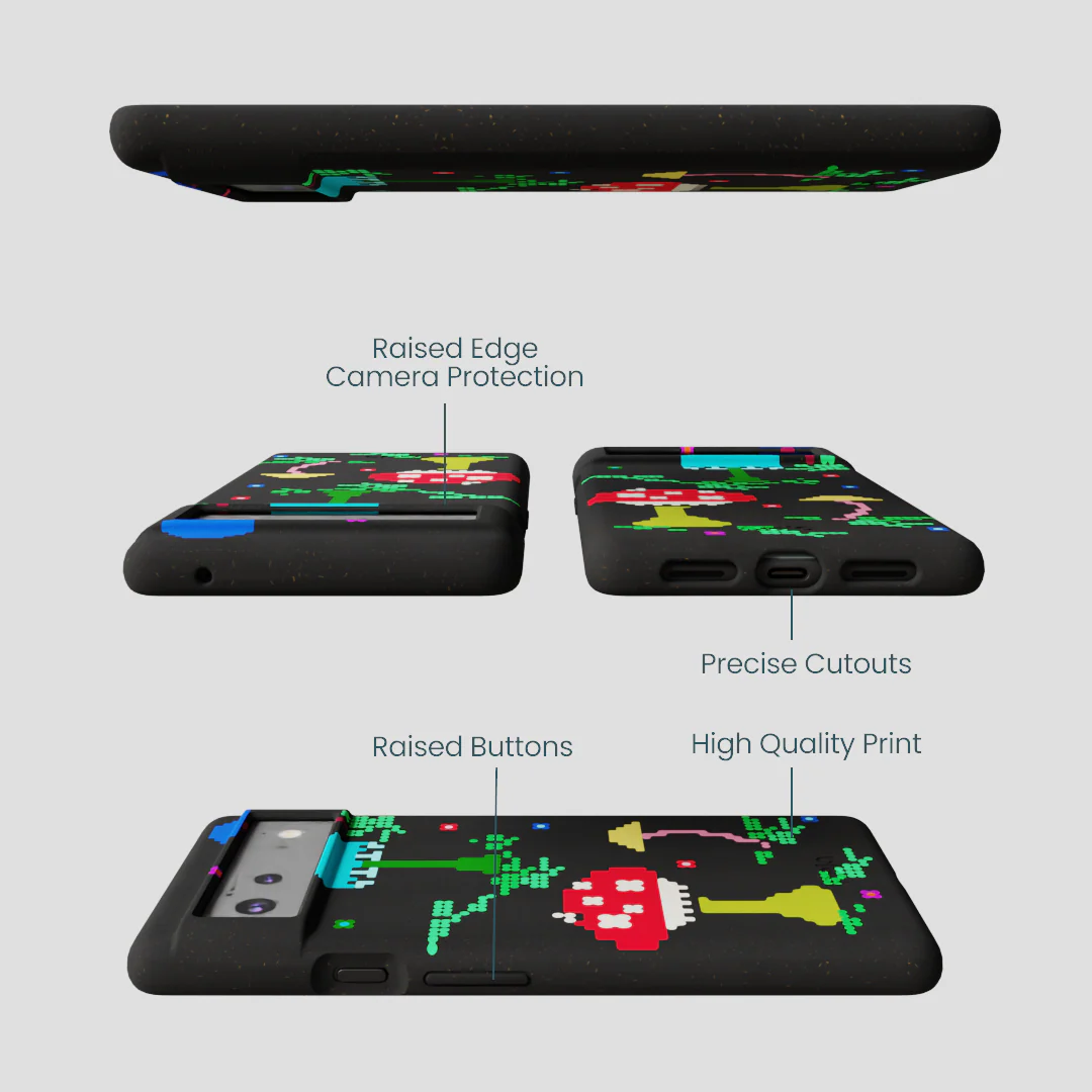 Black Byte Bloom Google Pixel 6 Case - Image 3