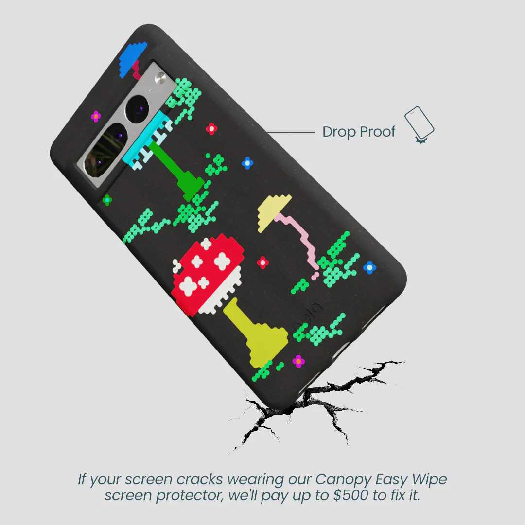 Black Byte Bloom Google Pixel 7 Pro Case - Image 5