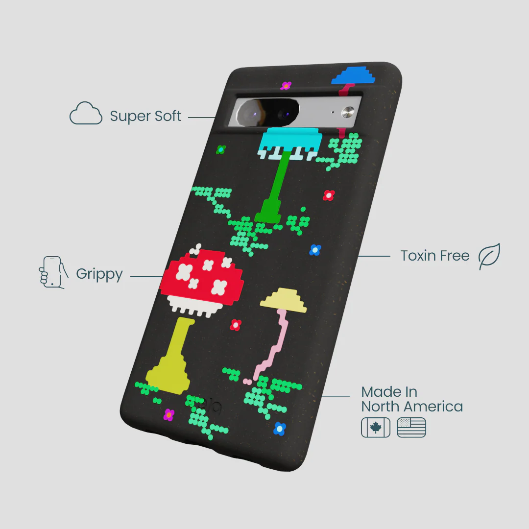 Black Byte Bloom Google Pixel 7a Case - Image 4