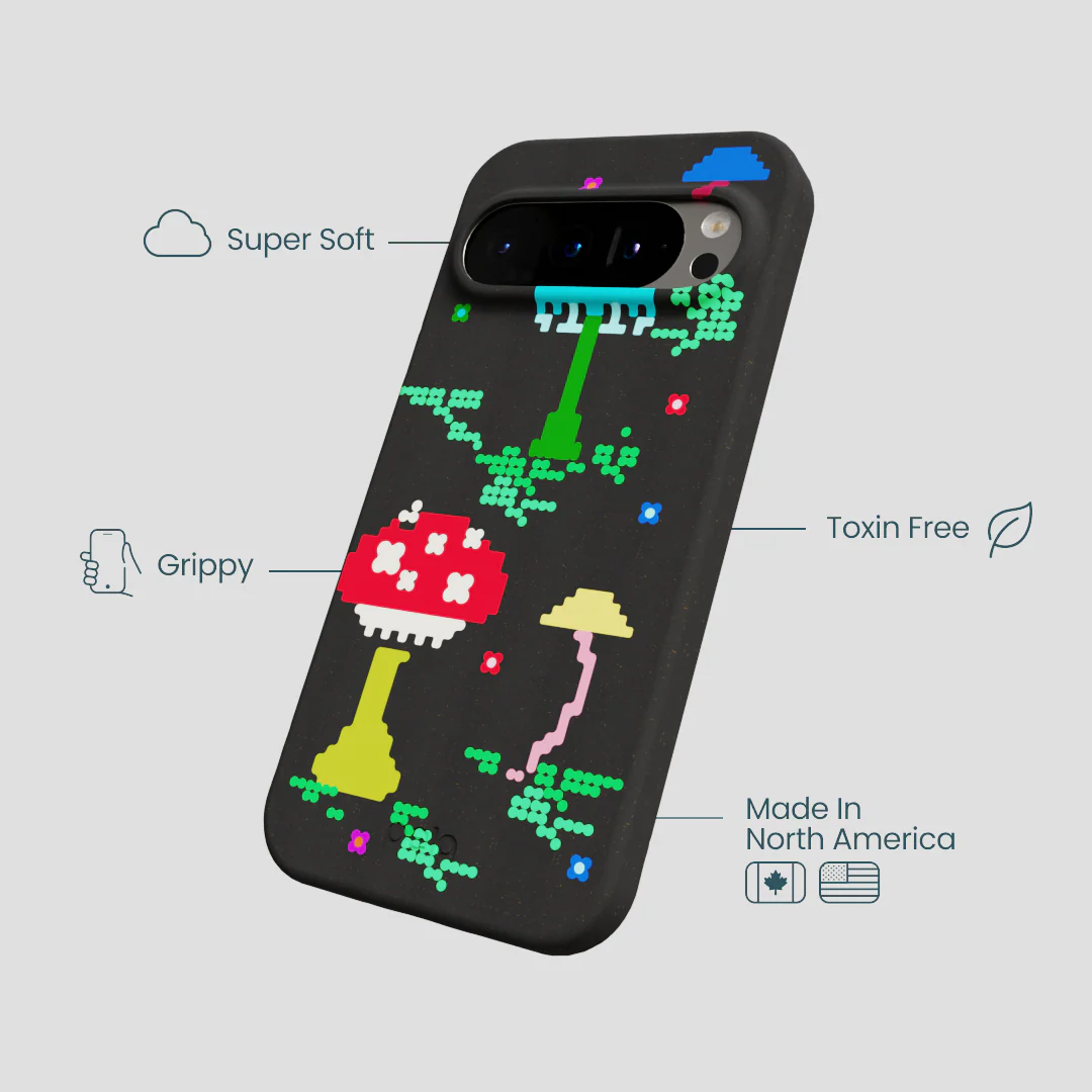 Black Byte Bloom Google Pixel 9/9 Pro Case - Image 4