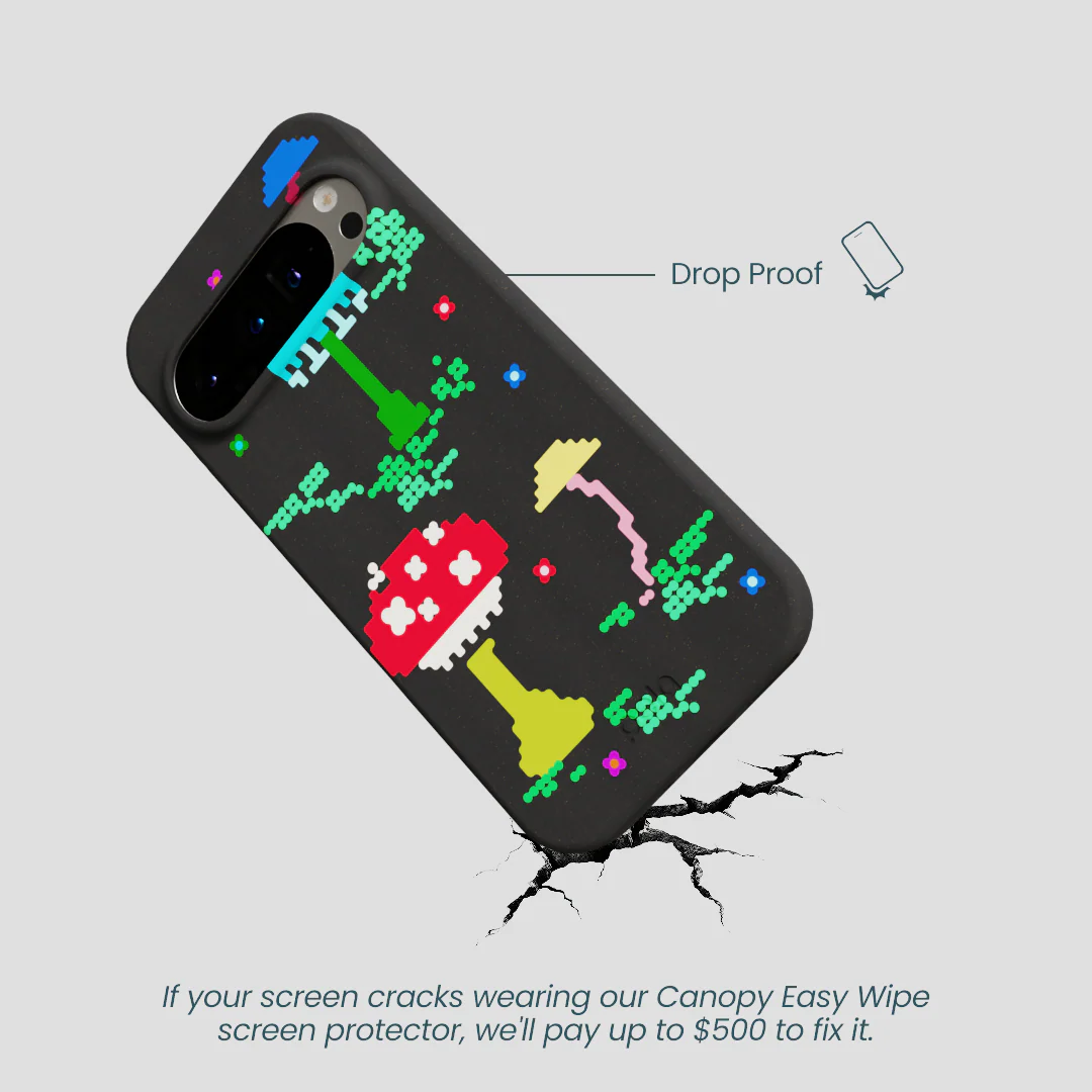 Black Byte Bloom Google Pixel 9/9 Pro Case - Image 5