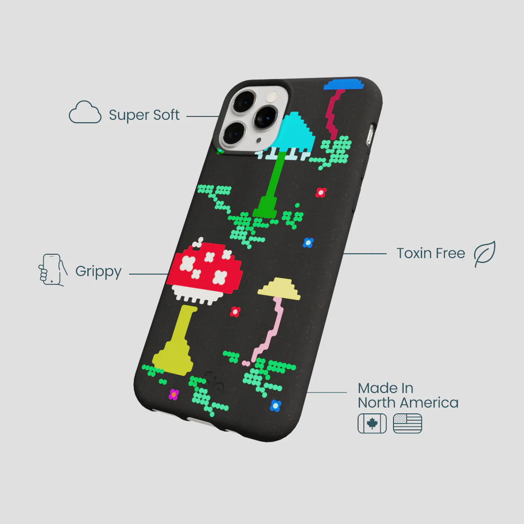 Black Byte Bloom iPhone 11 Pro Case - Image 4