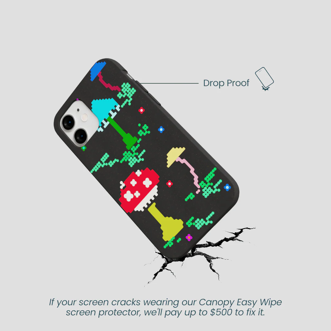 Black Byte Bloom iPhone 12 Mini Case - Image 5