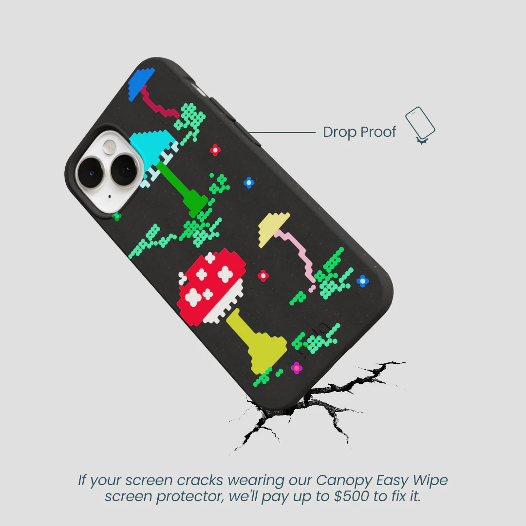 Black Byte Bloom iPhone 13 Case - Image 5