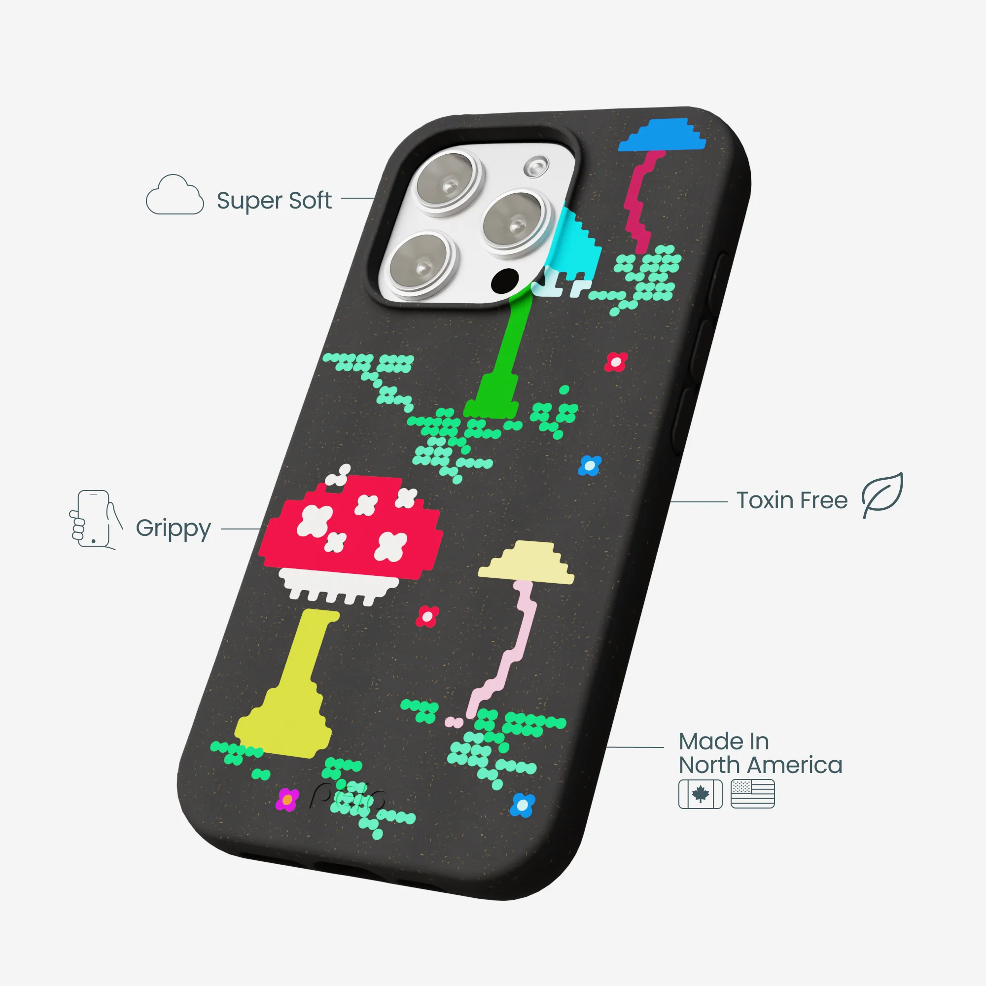 Black Byte Bloom iPhone 16 Pro Max Case - Image 4