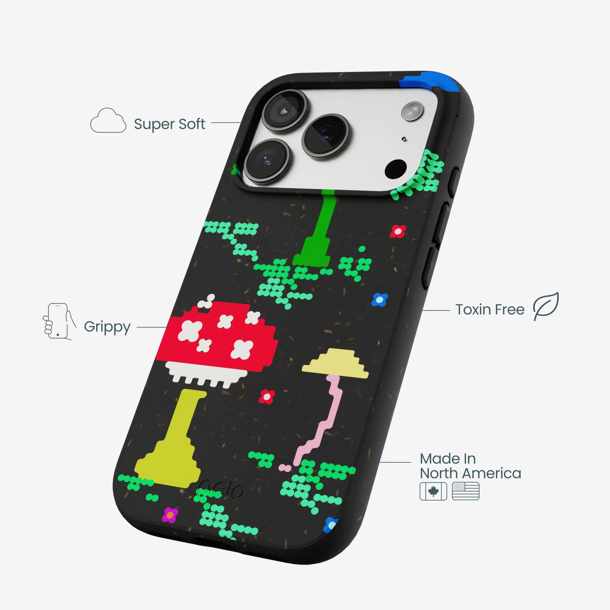 Black Byte Bloom iPhone 17 Pro Case - Image 4