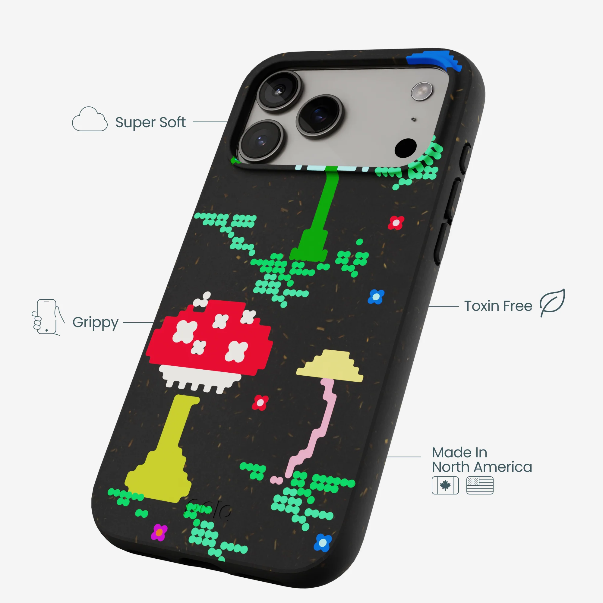 Black Byte Bloom iPhone 17 Pro Max Case - Image 4
