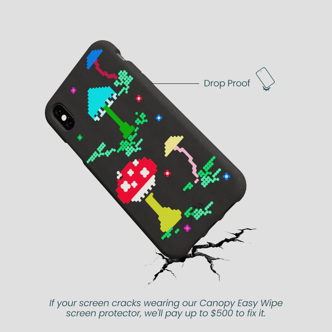 Black Byte Bloom iPhone XR Case - Image 5
