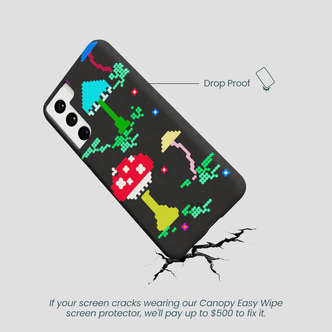 Black Byte Bloom Samsung Galaxy S22 Case - Image 5