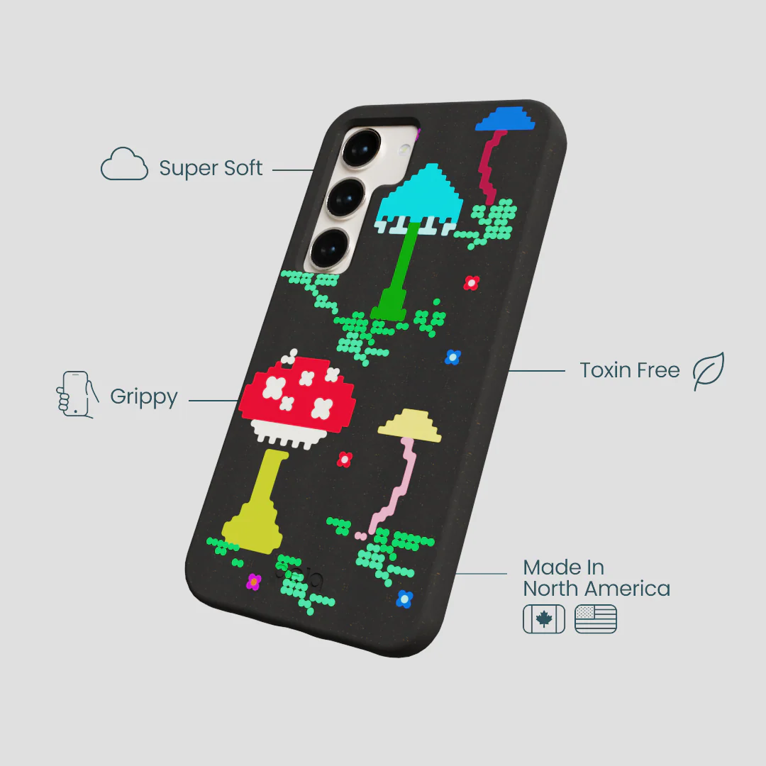 Black Byte Bloom Samsung Galaxy S24 Case - Image 4