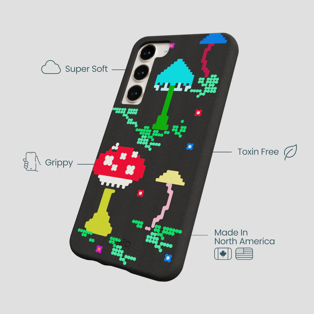Black Byte Bloom Samsung Galaxy S24+(Plus) Case - Image 4