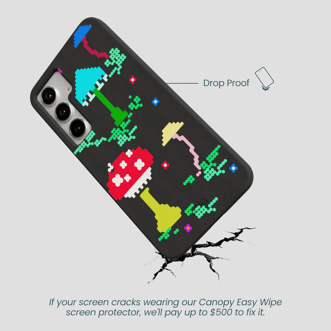 Black Byte Bloom Samsung Galaxy S25+(Plus) Case - Image 5
