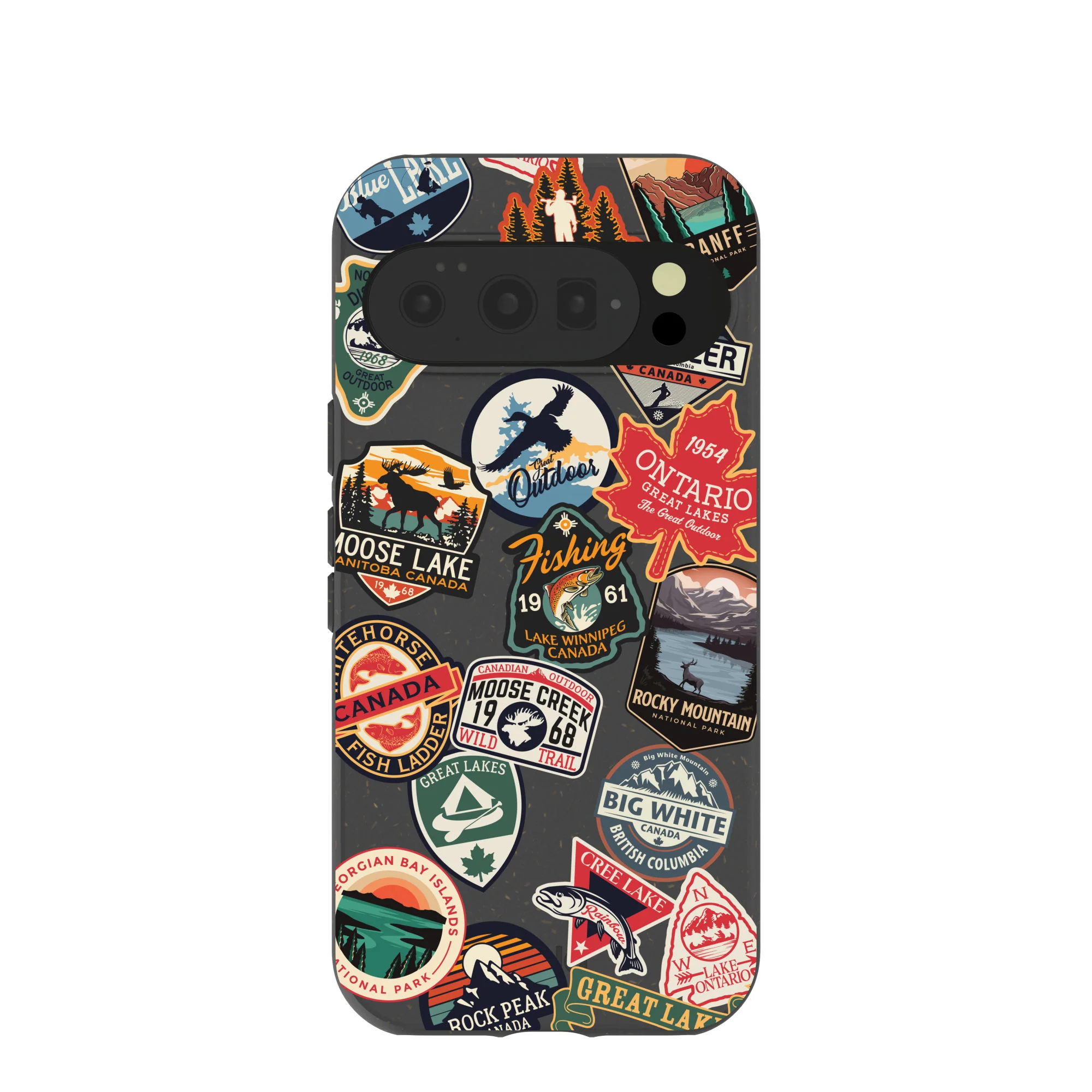 Black Canadian Stickers Google Pixel 10/10 Pro Case
