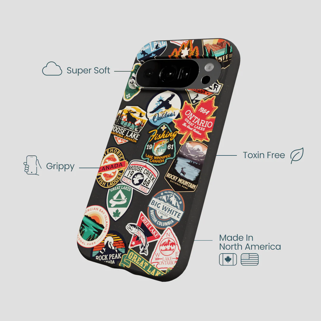 Black Canadian Stickers Google Pixel 10/10 Pro Case - Image 4