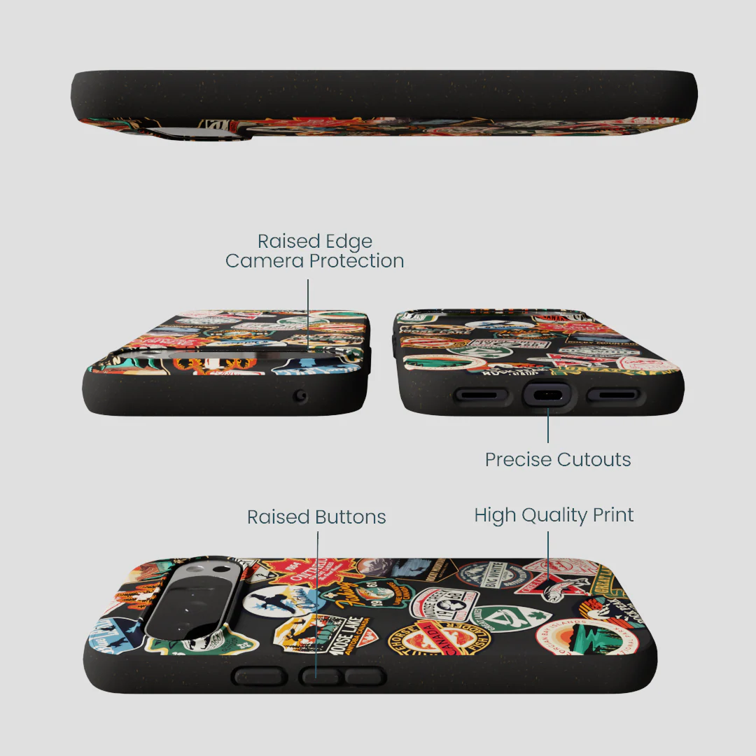 Black Canadian Stickers Google Pixel 10 Pro XL Case - Image 3