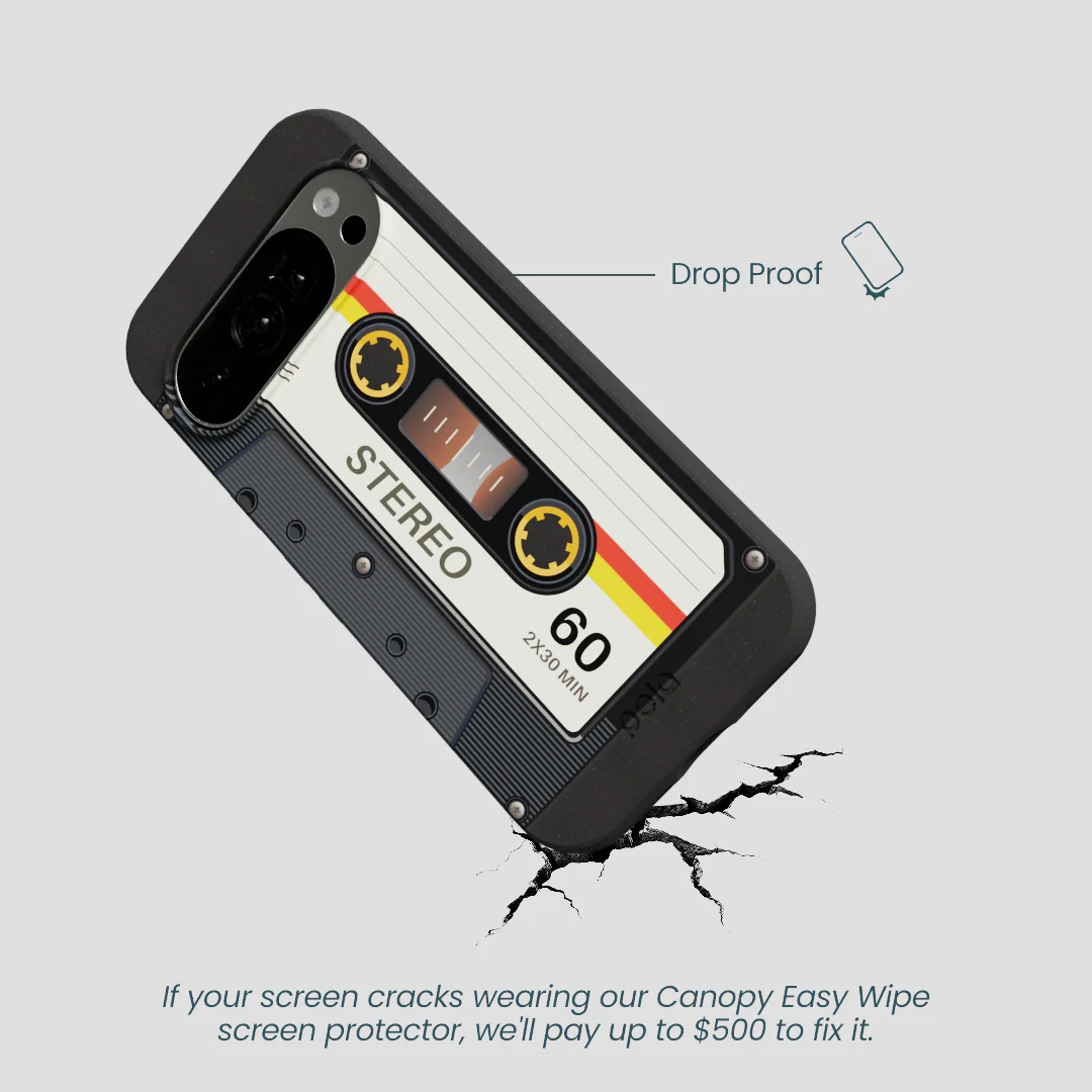 Black Cassette Google Pixel 10/10 Pro Case - Image 5