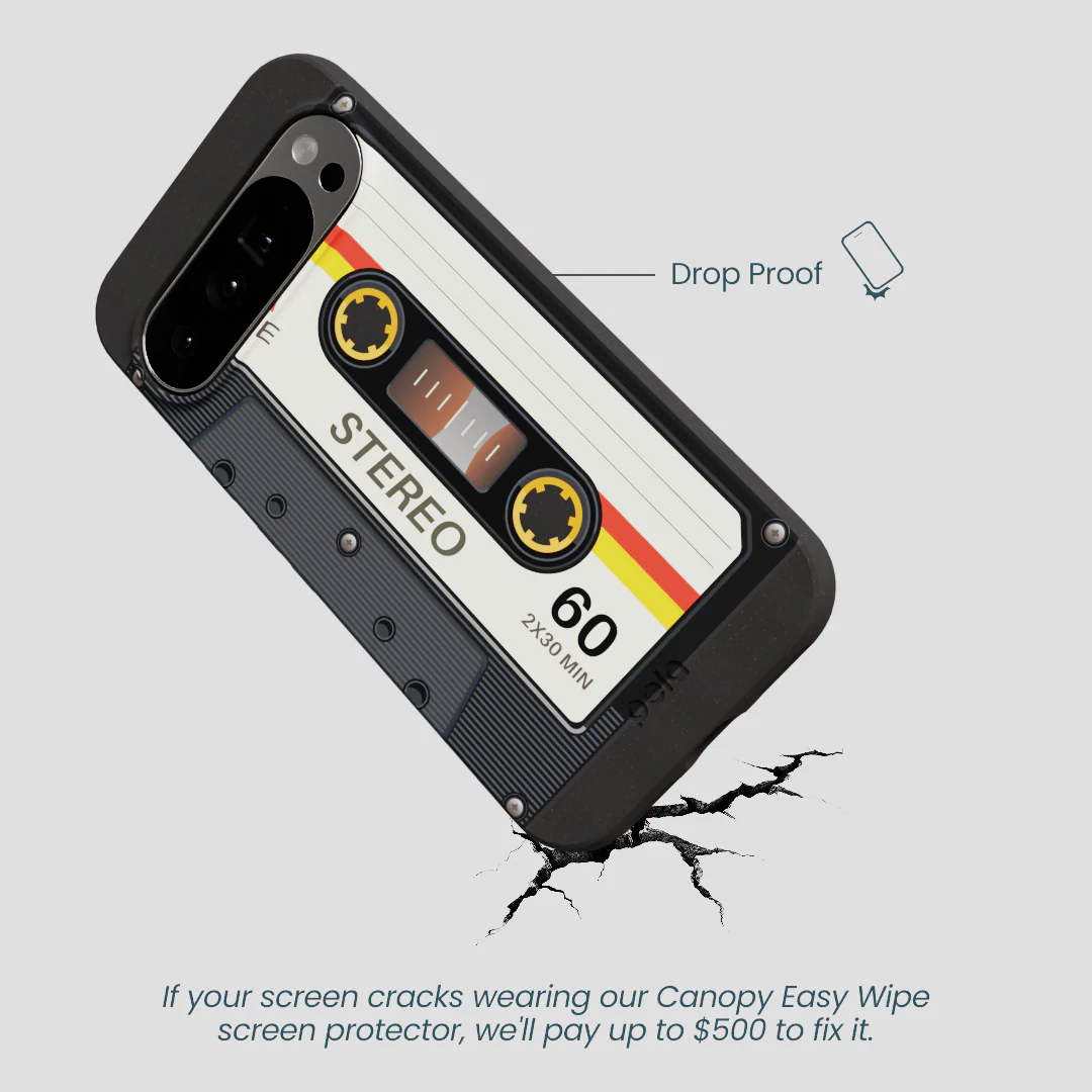 Black Cassette Google Pixel 10 Pro XL Case - Image 5