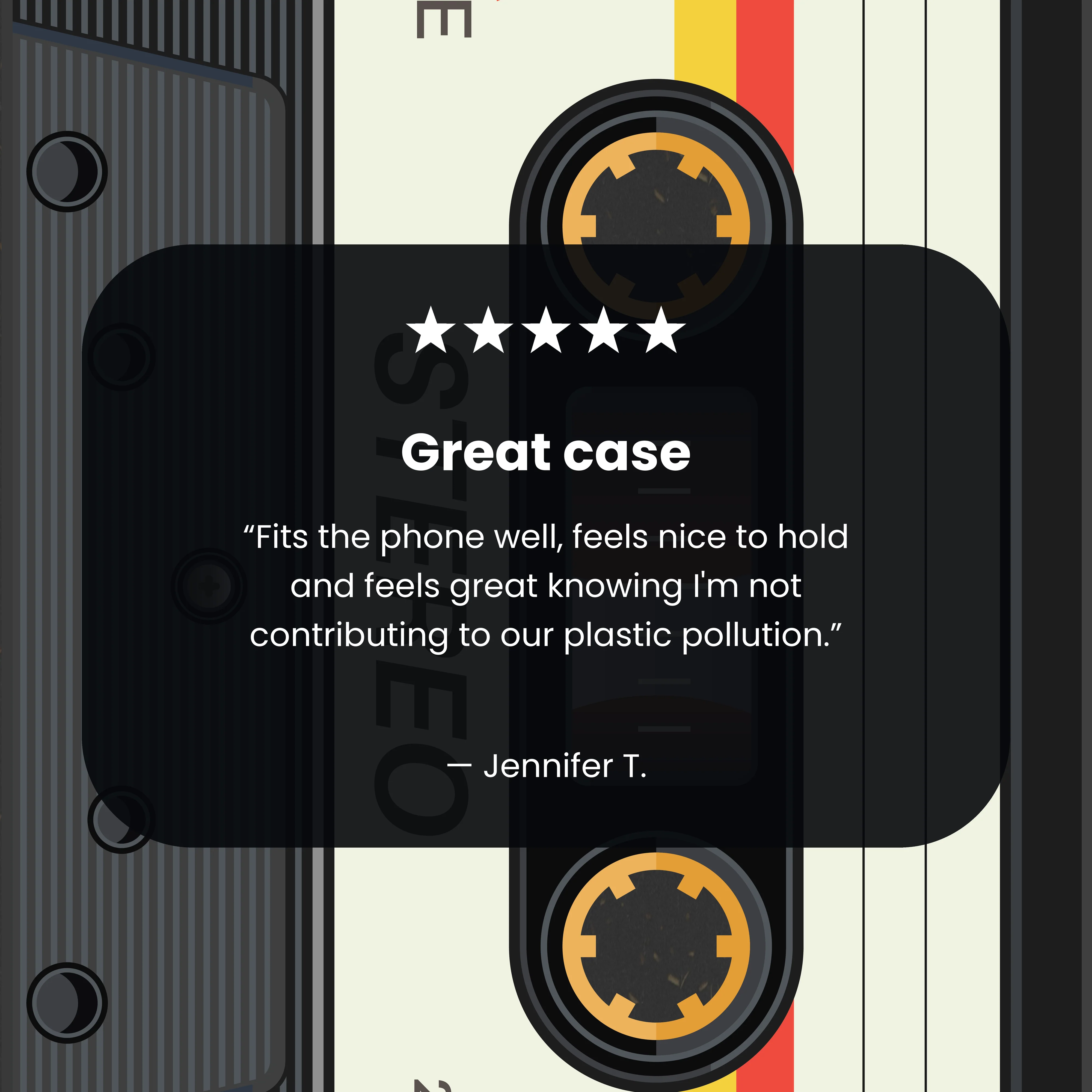 Black Cassette iPhone 17 Case - Image 7