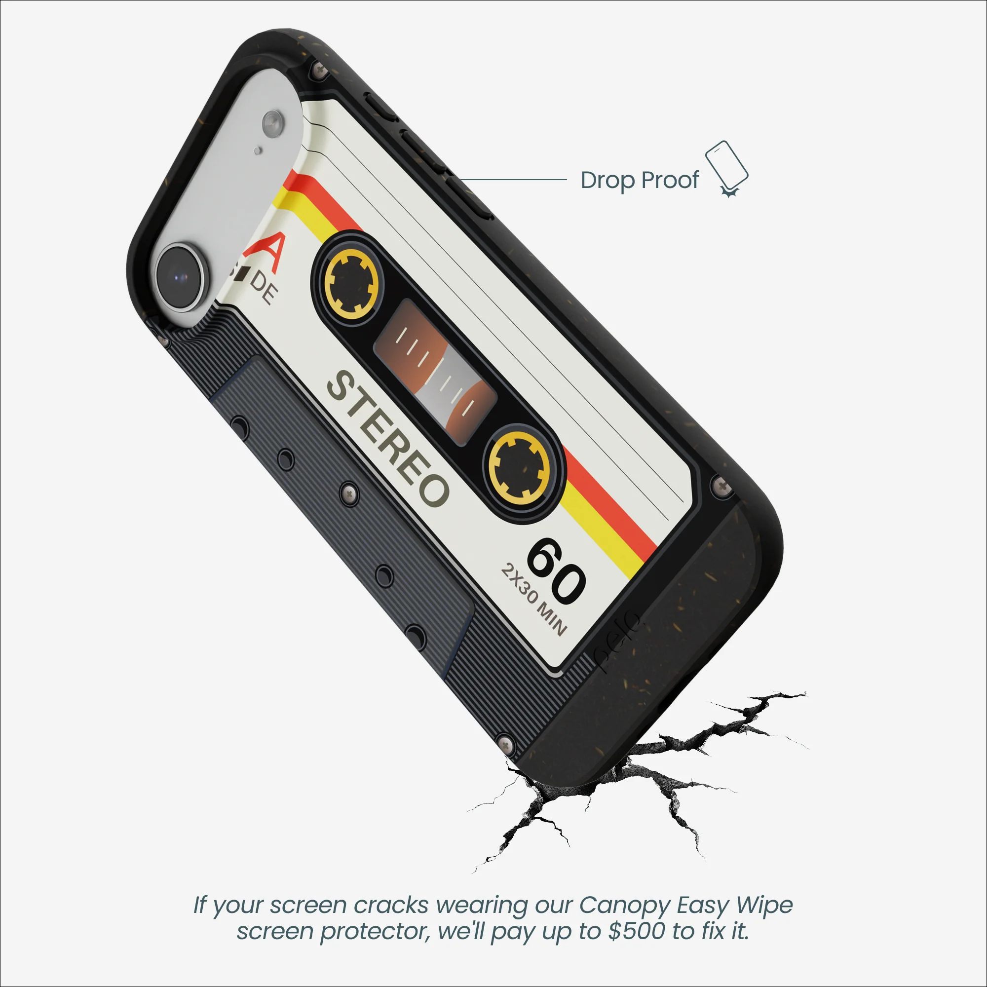 Black Cassette iPhone Air Case - Image 5