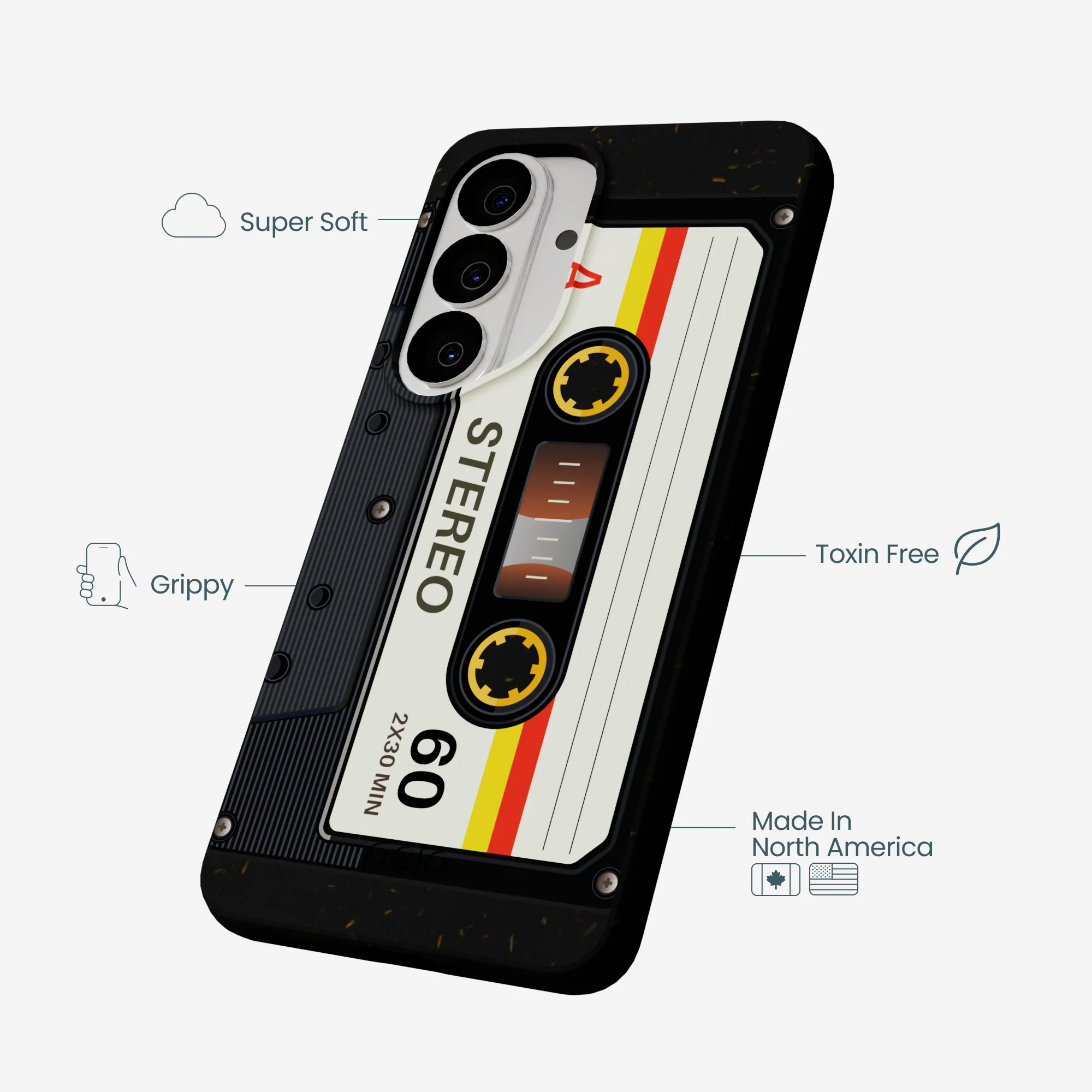 Black Cassette Samsung Galaxy S26 Case - Image 4