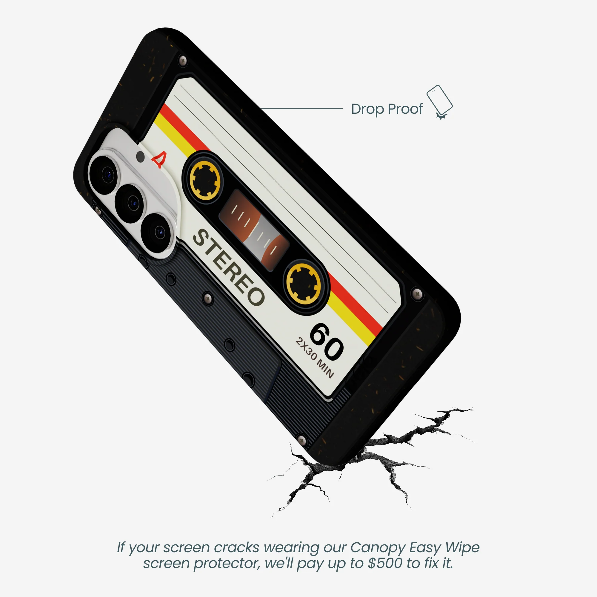 Black Cassette Samsung Galaxy S26 Case - Image 5