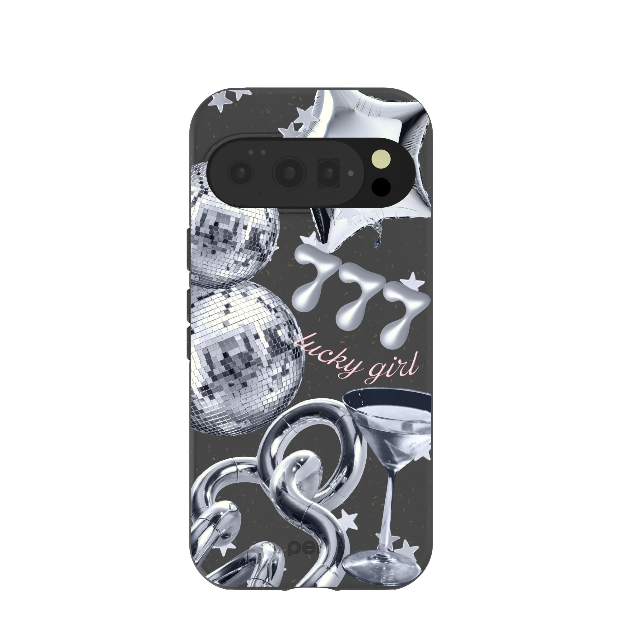 Black Cosmic Luck Google Pixel 10/10 Pro Case