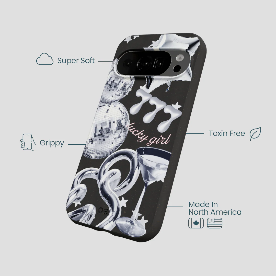 Black Cosmic Luck Google Pixel 10/10 Pro Case - Image 4