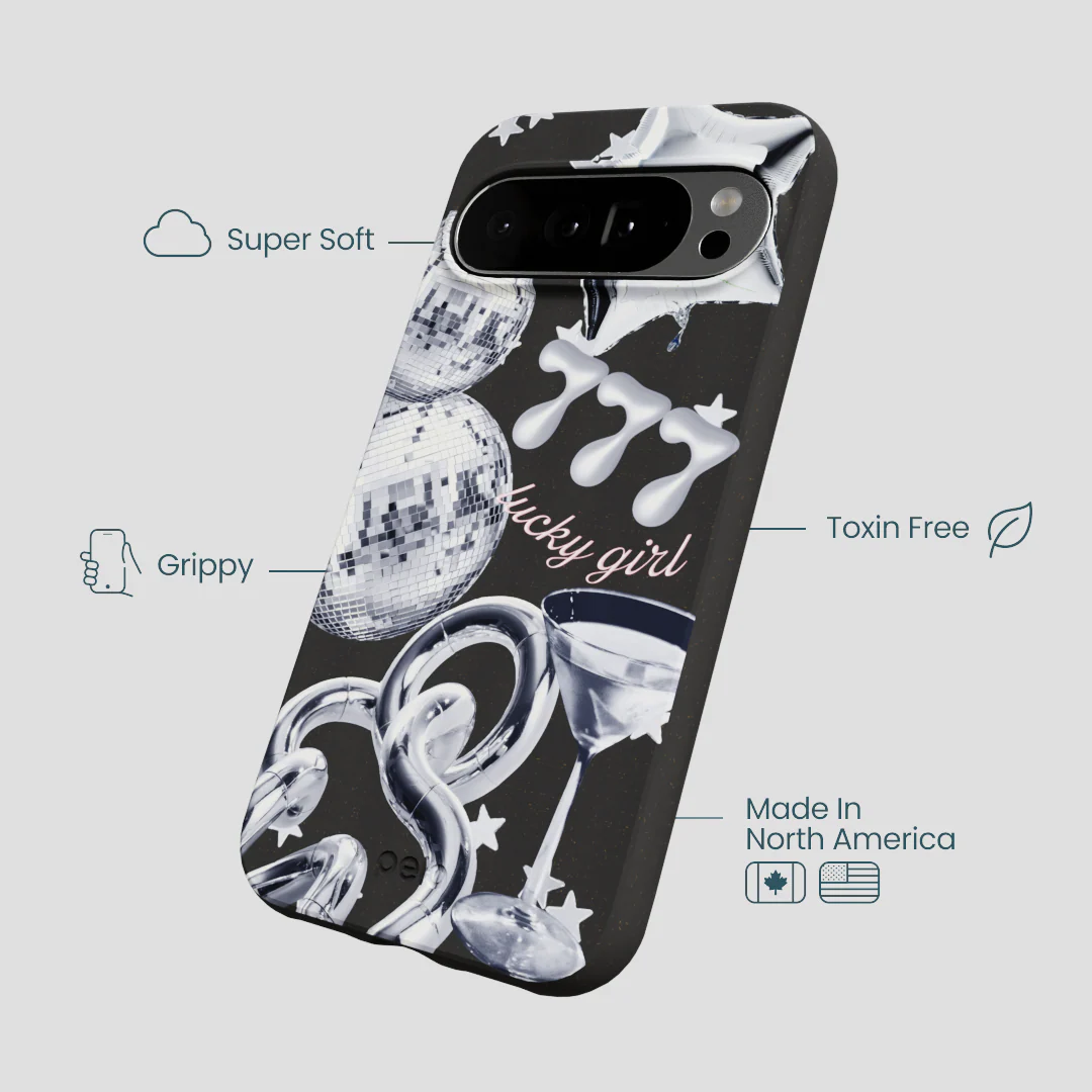 Black Cosmic Luck Google Pixel 10 Pro XL Case - Image 4